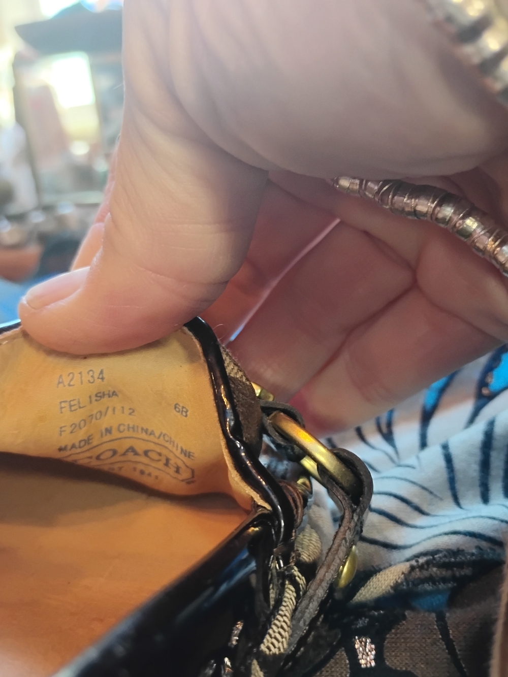 Coach Brown Signature Canvas Loafers with Dark Brown Trim - Picture 12 of 16